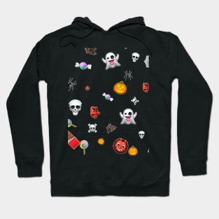 halloween pattern Hoodie